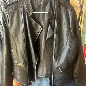 Premium Black Leather Jacket for Women